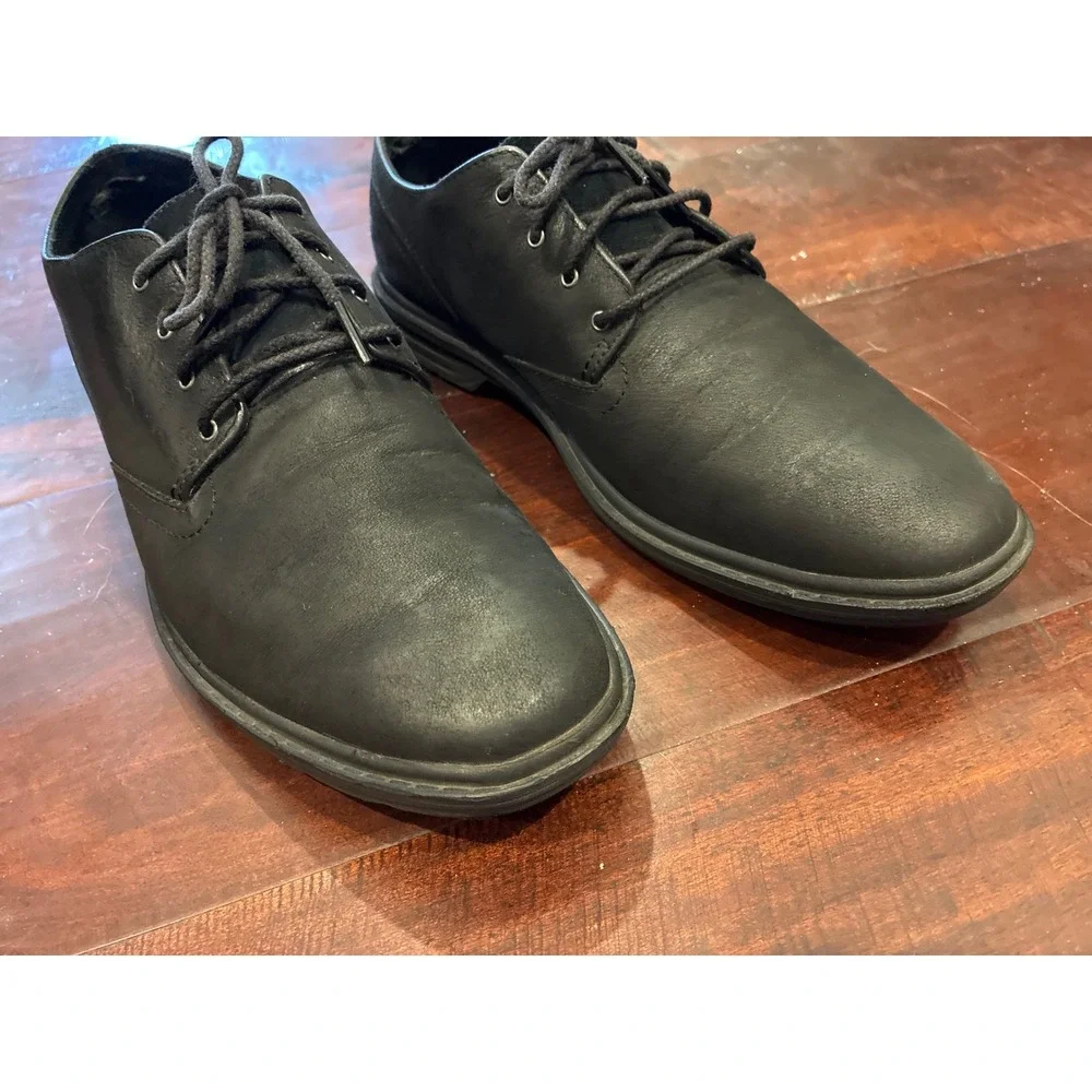 Timberland Sawyer Lane Oxford Mens Size 9 Black Leather HoverLite A1QCZ Shoes